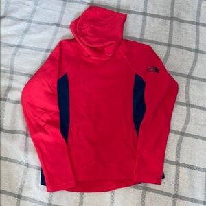 The North Face Red and Black Pullover